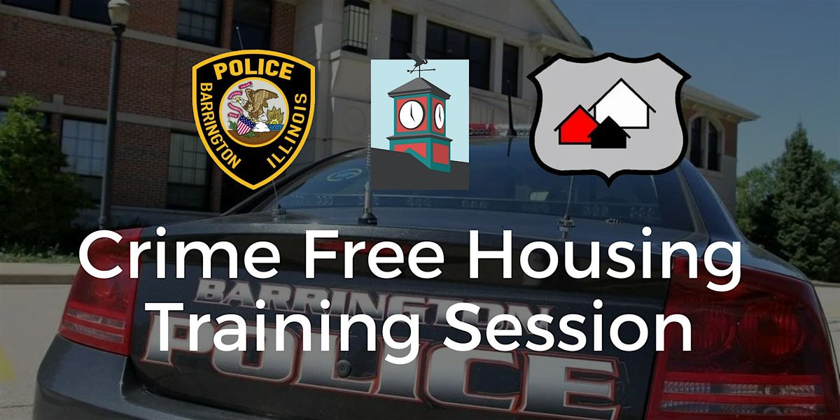 Virtual Crime Free Housing Training Session