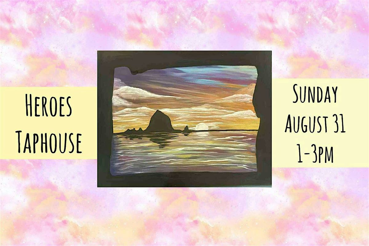 Paint and Sip At Heroes Taphouse