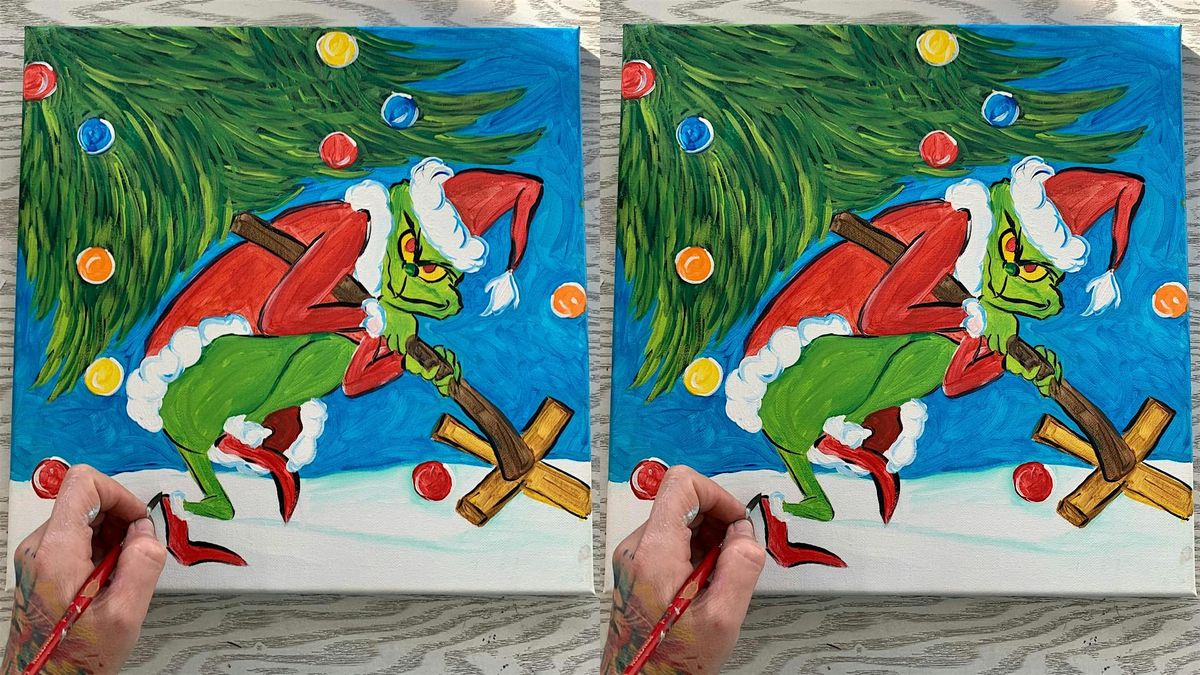 Grinch: Glen Burnie, Crazy Crab with Artist Katie Detrich!