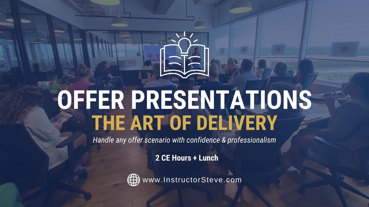 Offer Presentations: The Art of Delivery (2CE)