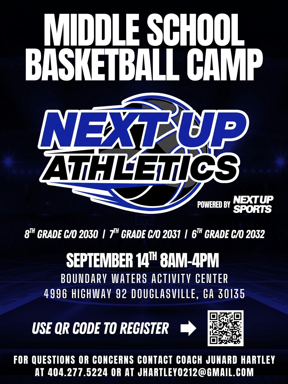 Next Up Athletics Middle School Basketball Camp