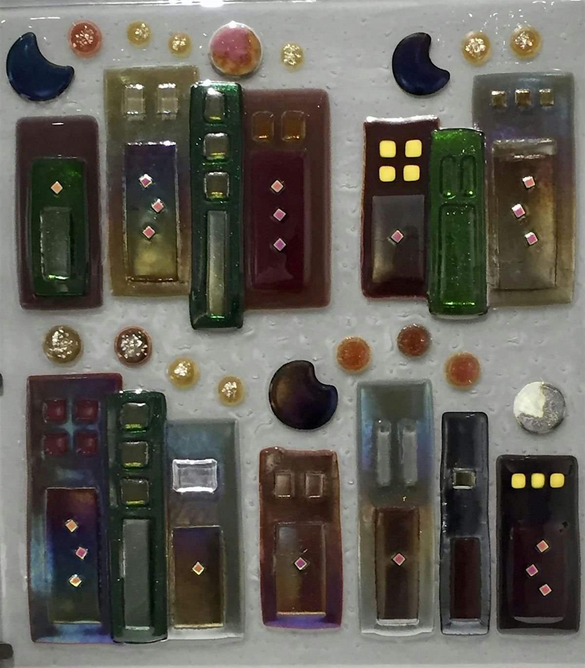 Fused Glass Platters & Coasters: Paint-Pour and Fuse