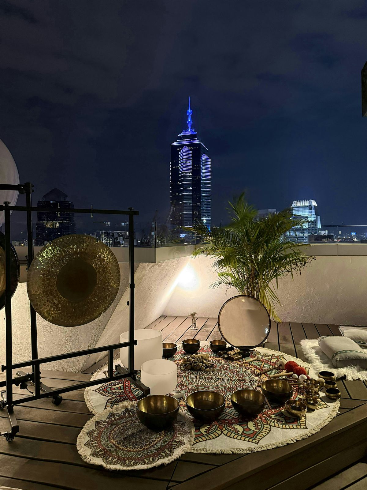 An Exclusive Rooftop Opening Sound Bath
