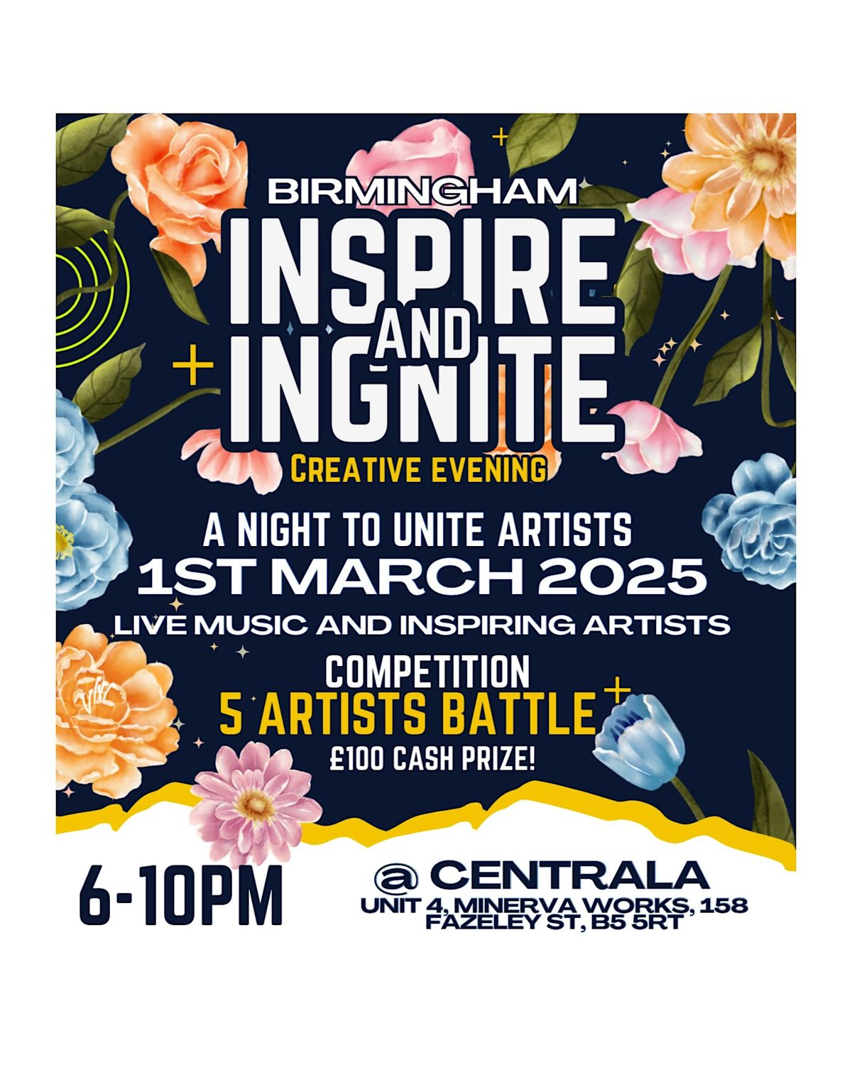 Inspire and Ignite: a creative evening