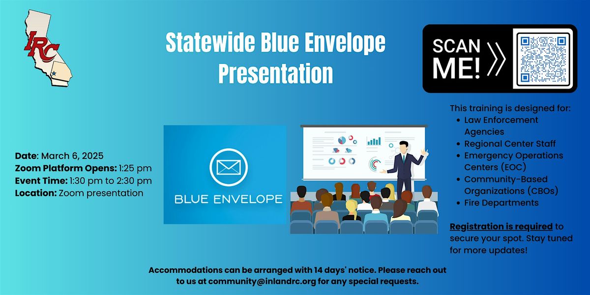 Statewide Blue Envelope Program Presentation