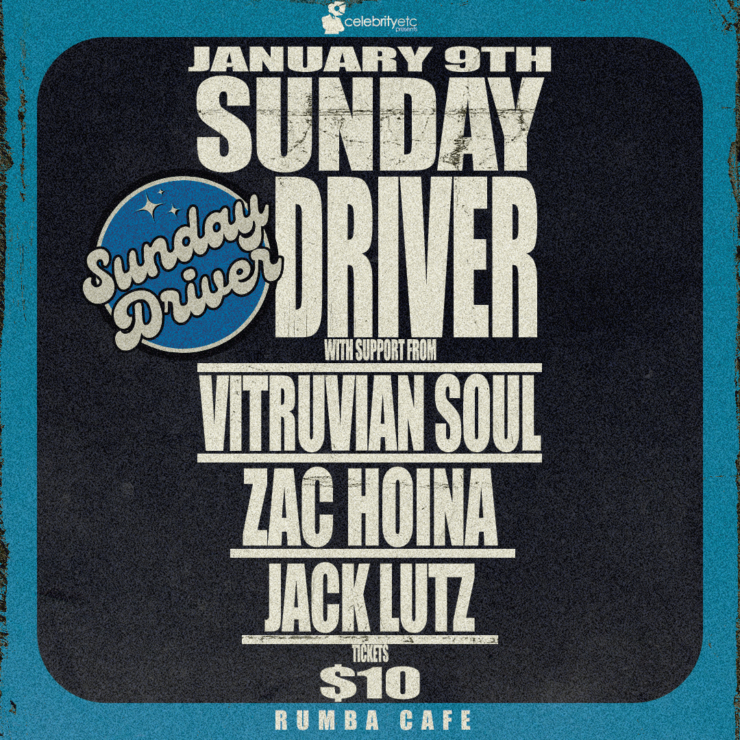 Sunday Driver w\/ Vitruvian Soul * Zac Hoina Trio * Jack Lutz