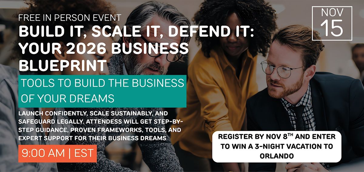 Build It, Scale It, Defend It: Your 2026 Business Blueprint