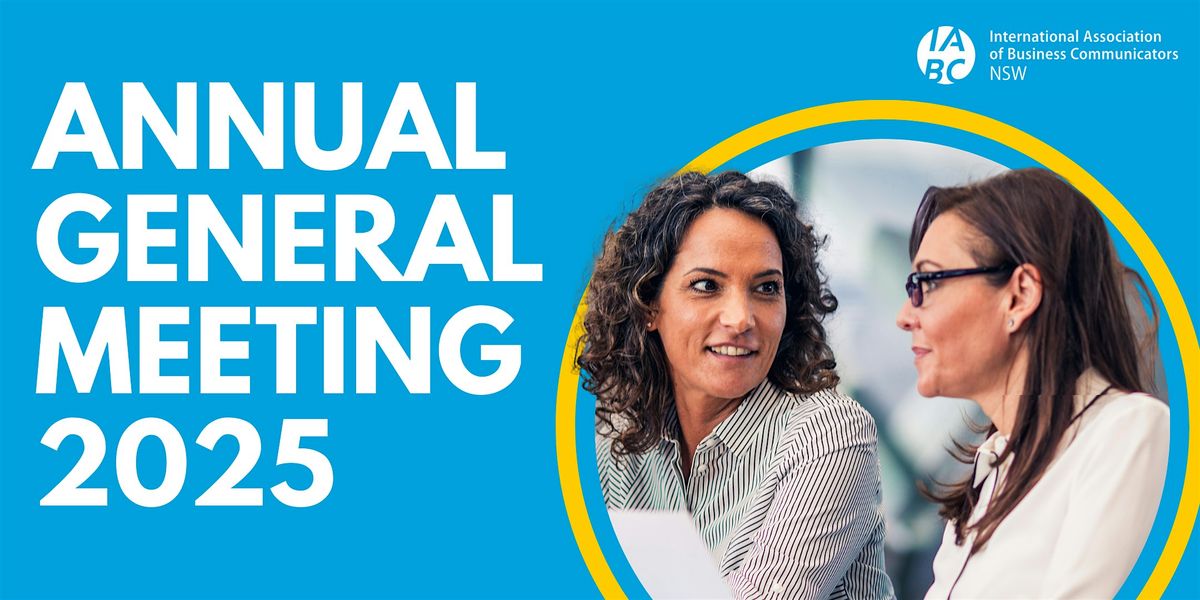 IABC NSW Annual General Meeting, December 2025