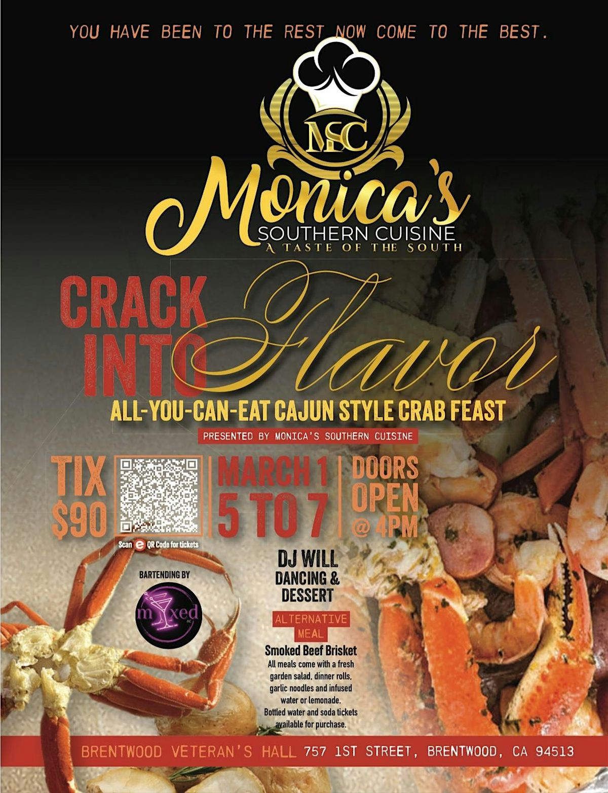 Cajun Crab Feast Event