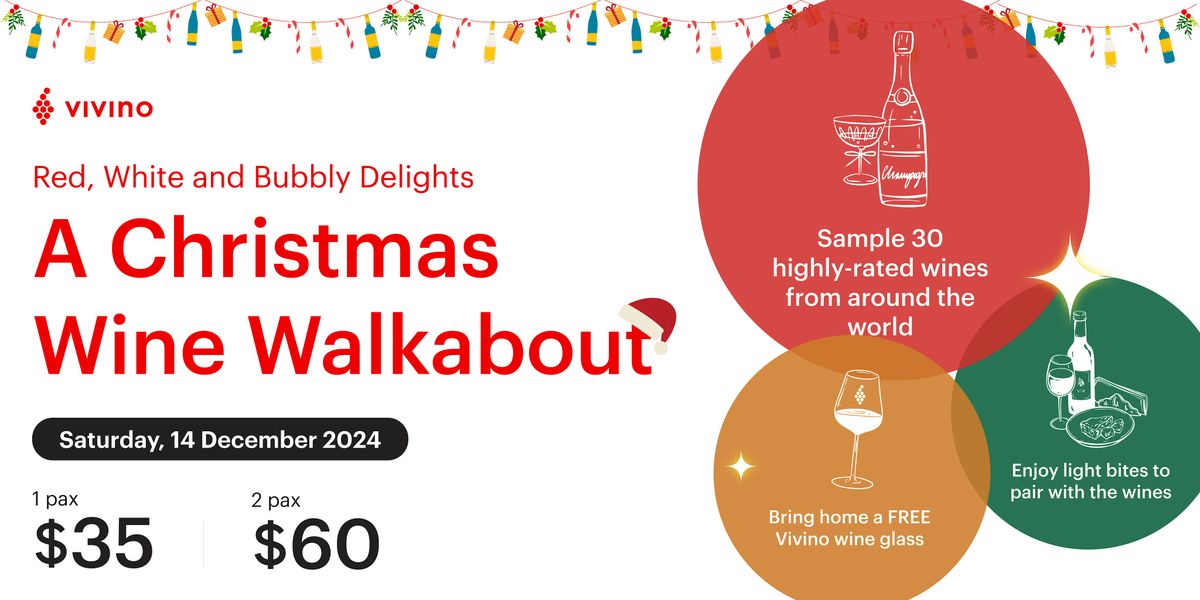 Red, White and Bubbly Delights: A Xmas Walkabout