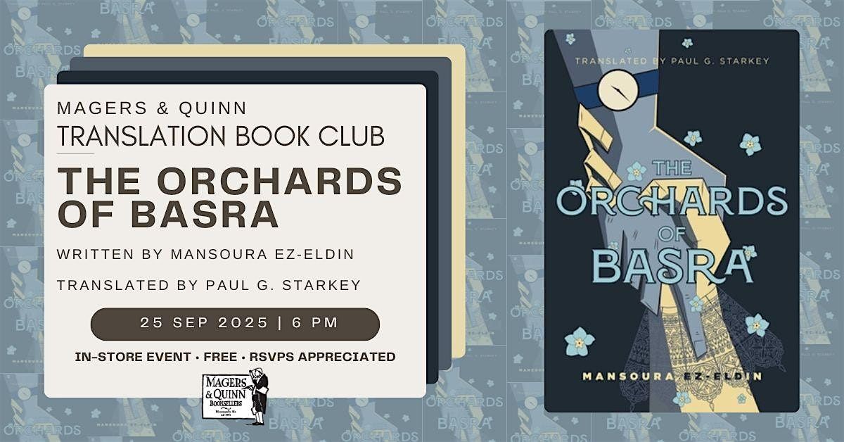 Translation Book Club - The Orchards of Basra