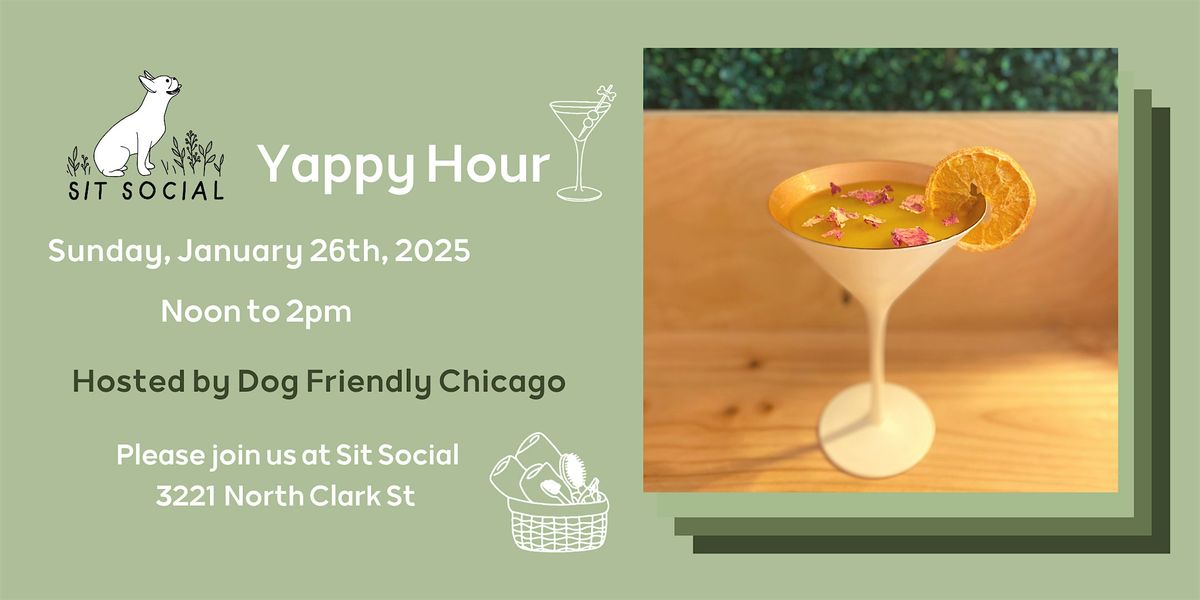 Sit Social & Dog Friendly Chicago Yappy Hour