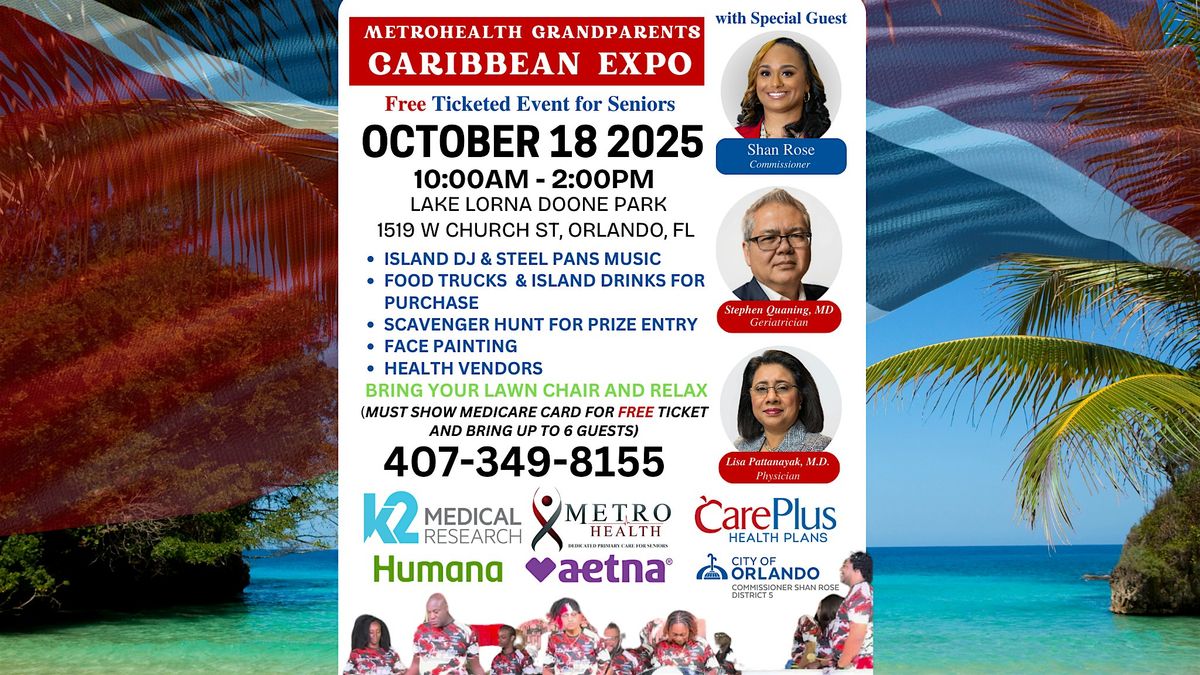 MetroHealth Grandparents Caribbean Expo - Free Entry for Seniors and Family