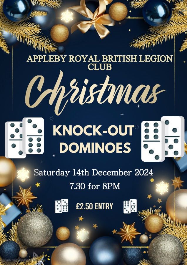 CHRISTMAS KNOCK OUT DOMINOES