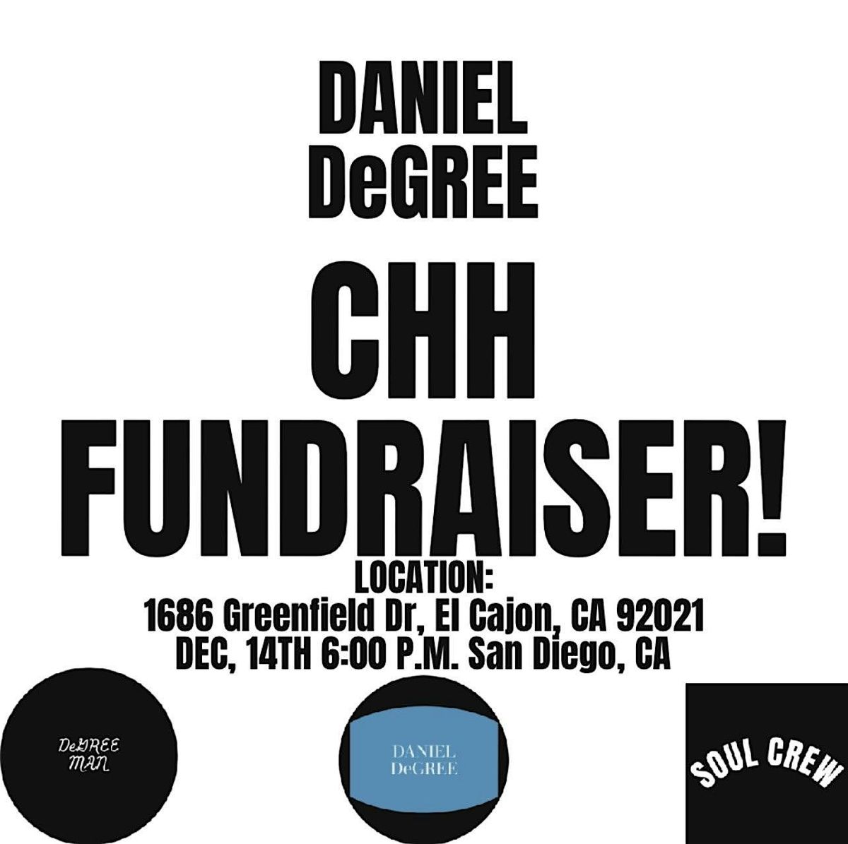 DANIEL DeGREE CHH FUNDRAISER