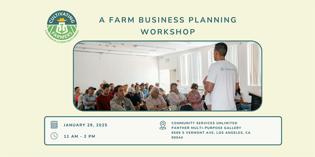 A Farm Business Planning Workshop