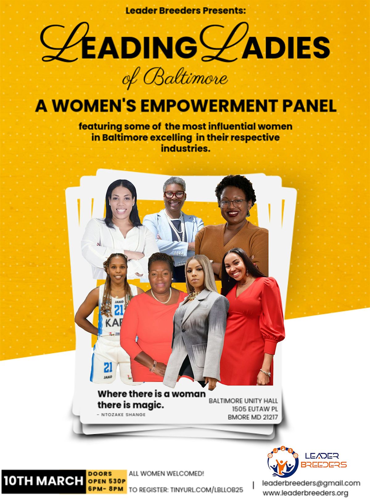 Leading Ladies of Baltimore: Women's Empowerment Panel