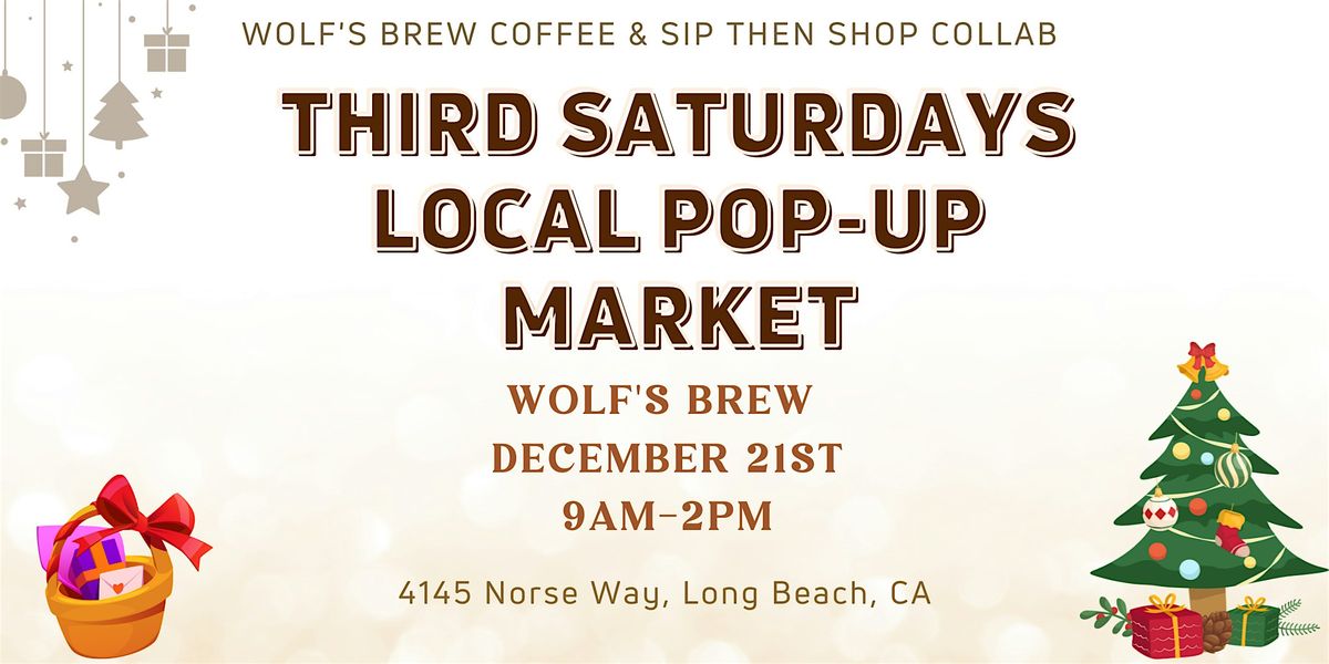 Festive local pop-up on at Wolf's Brew in Long Beach!