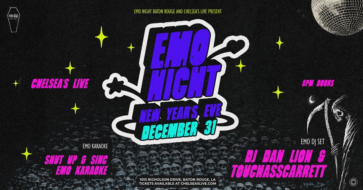 NYE EMO NIGHT @ CHELSEA'S LIVE 