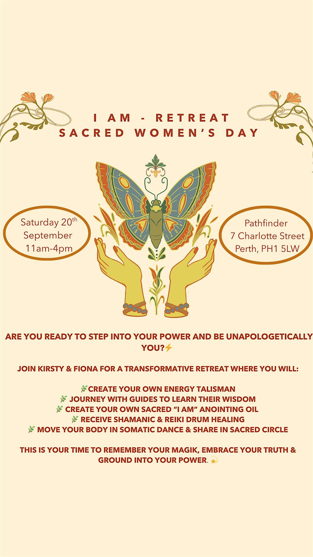 I Am - Retreat Sacred Women\u2019s Day