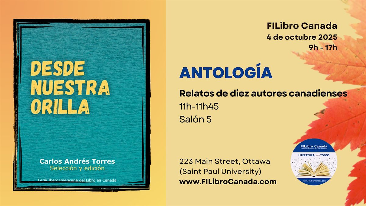 Lanzamiento de la antolog\u00eda Desde nuestra orilla