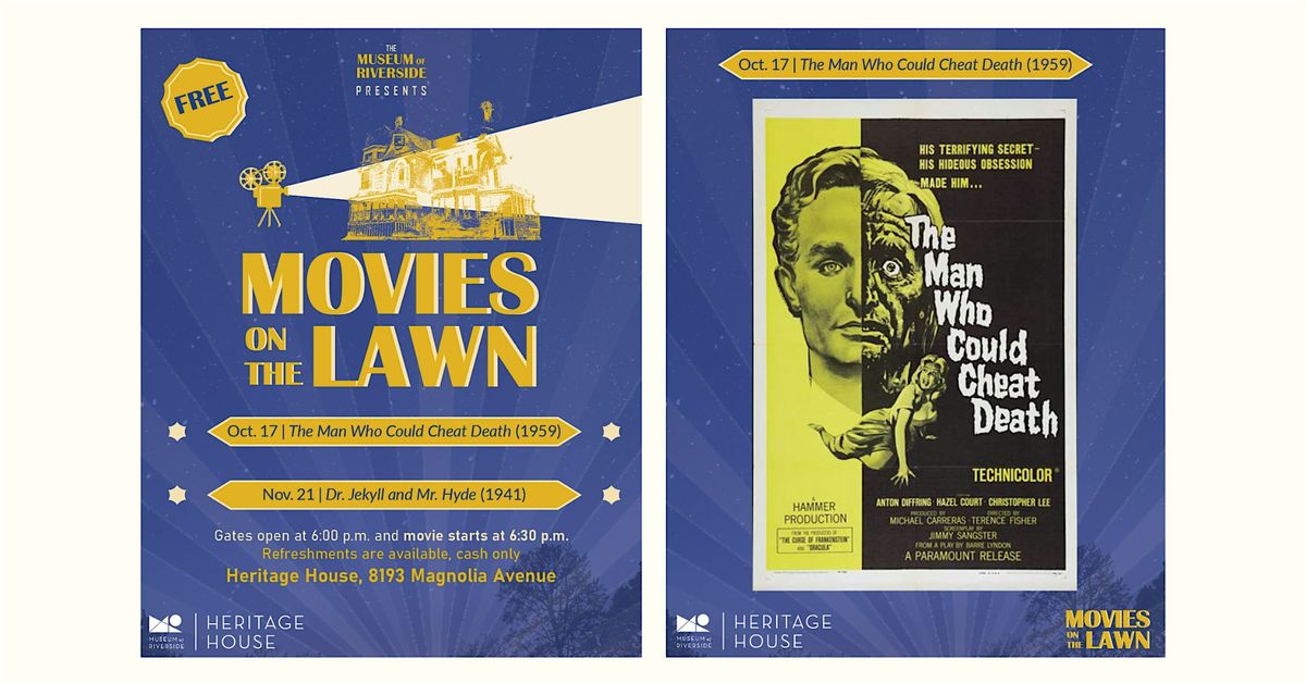 Movies on the Lawn: "The Man Who Could Cheat Death" (1959)