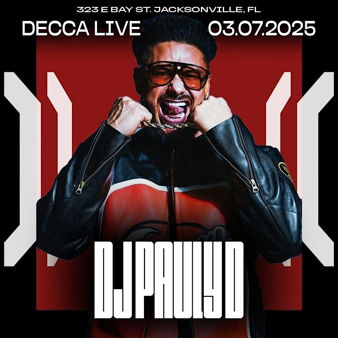 Pauly D at Decca Live  | Fri 03.07.25