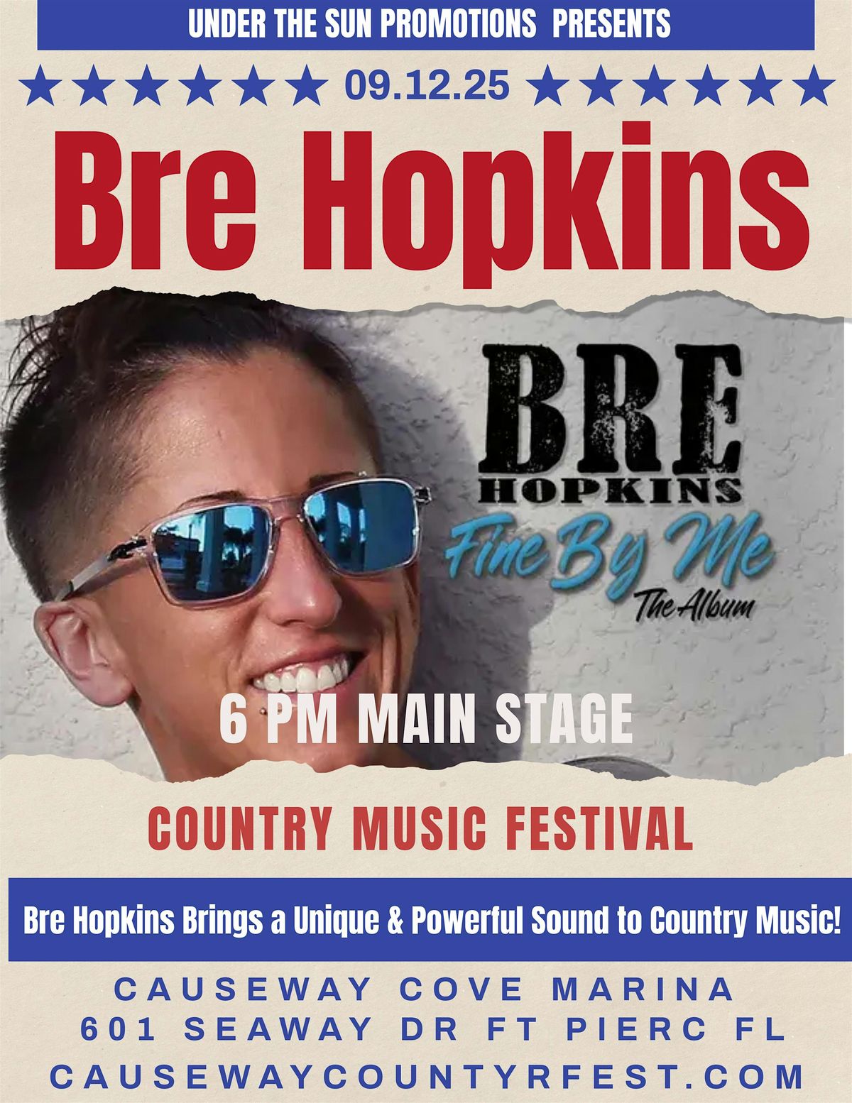 Bre Hopkins Brings a Unique & Powerful Sound to Country Music!