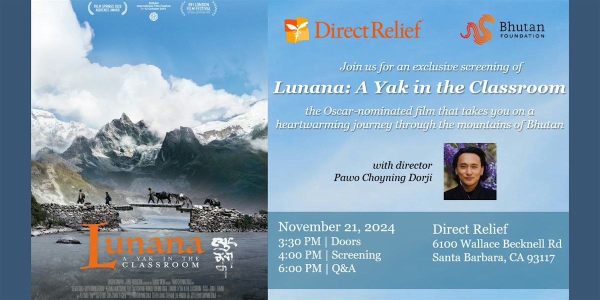 Join Us for an Exclusive Film Screening of Lunana: A Yak in the Classroom