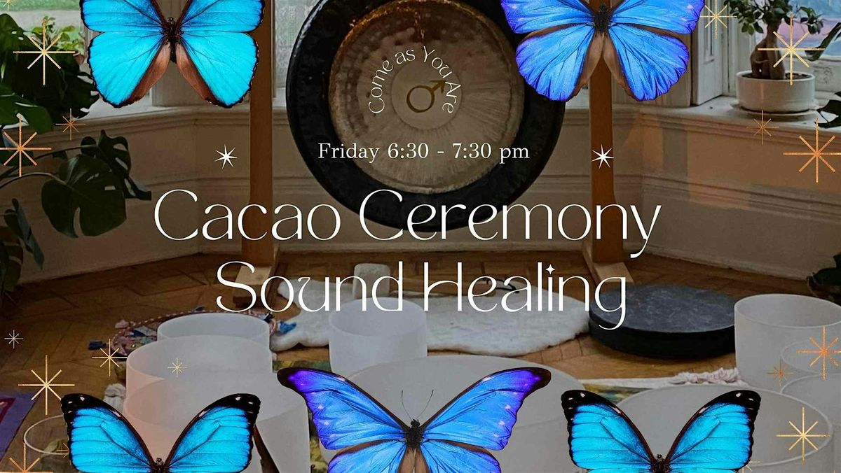 Cacao Ceremony Sound Healing with Fire Place