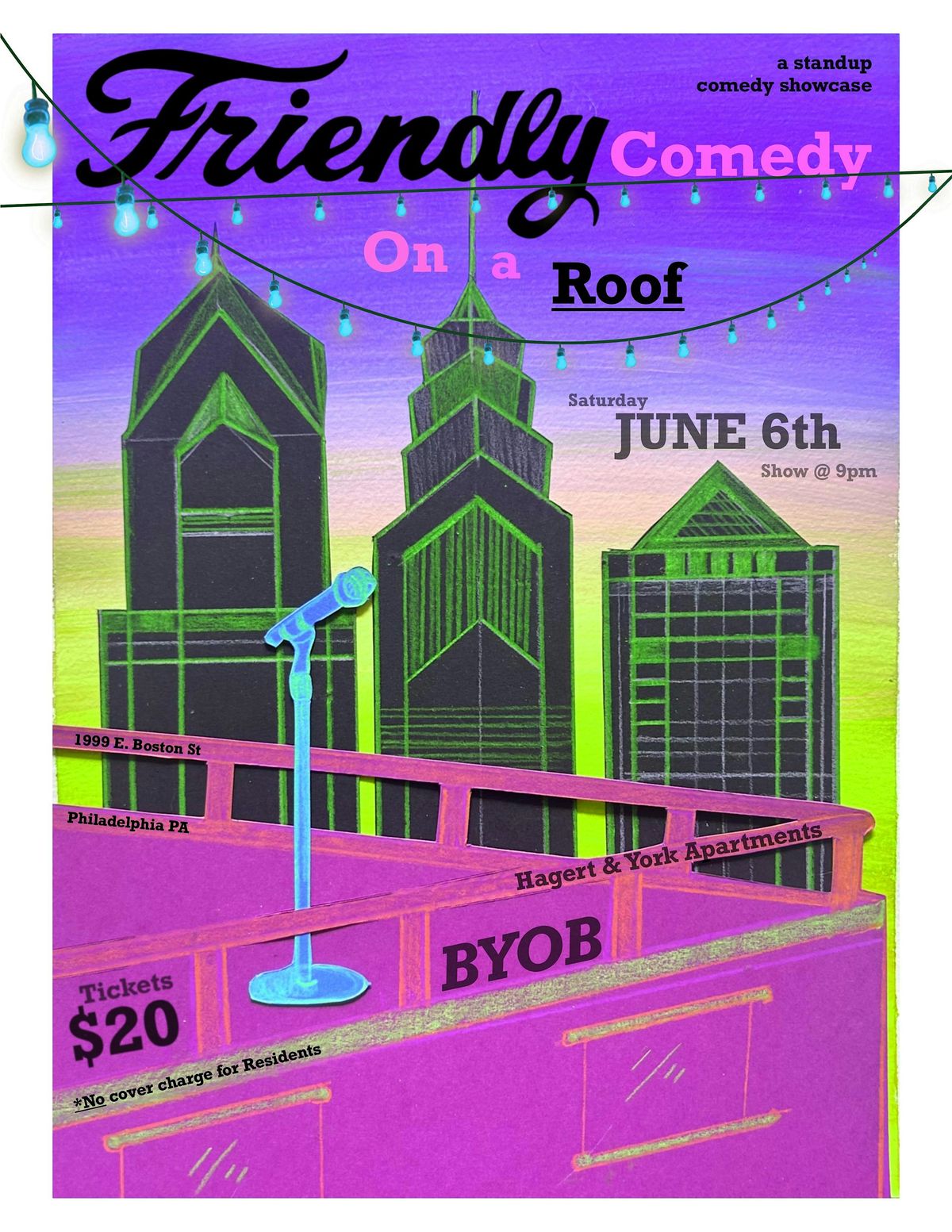 Friendly Comedy on a Roof