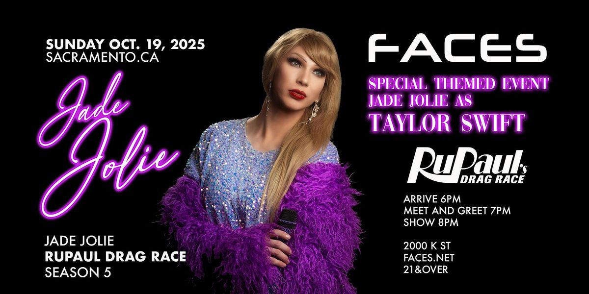 Jade Jolie as Taylor Swift Live at Faces Nightclub
