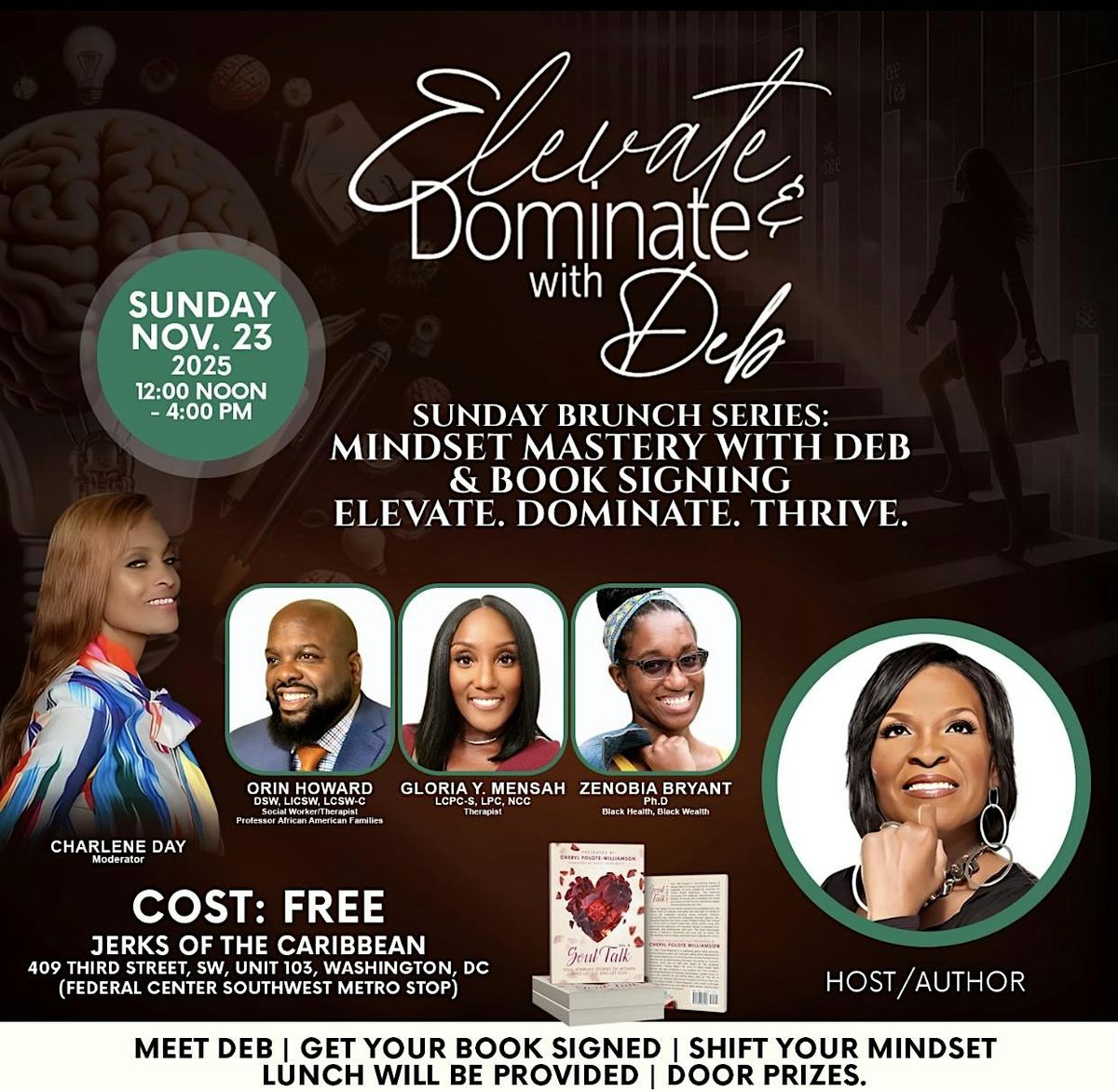 Elevate and Dominate with Ms. Deb Sunday Brunch Series