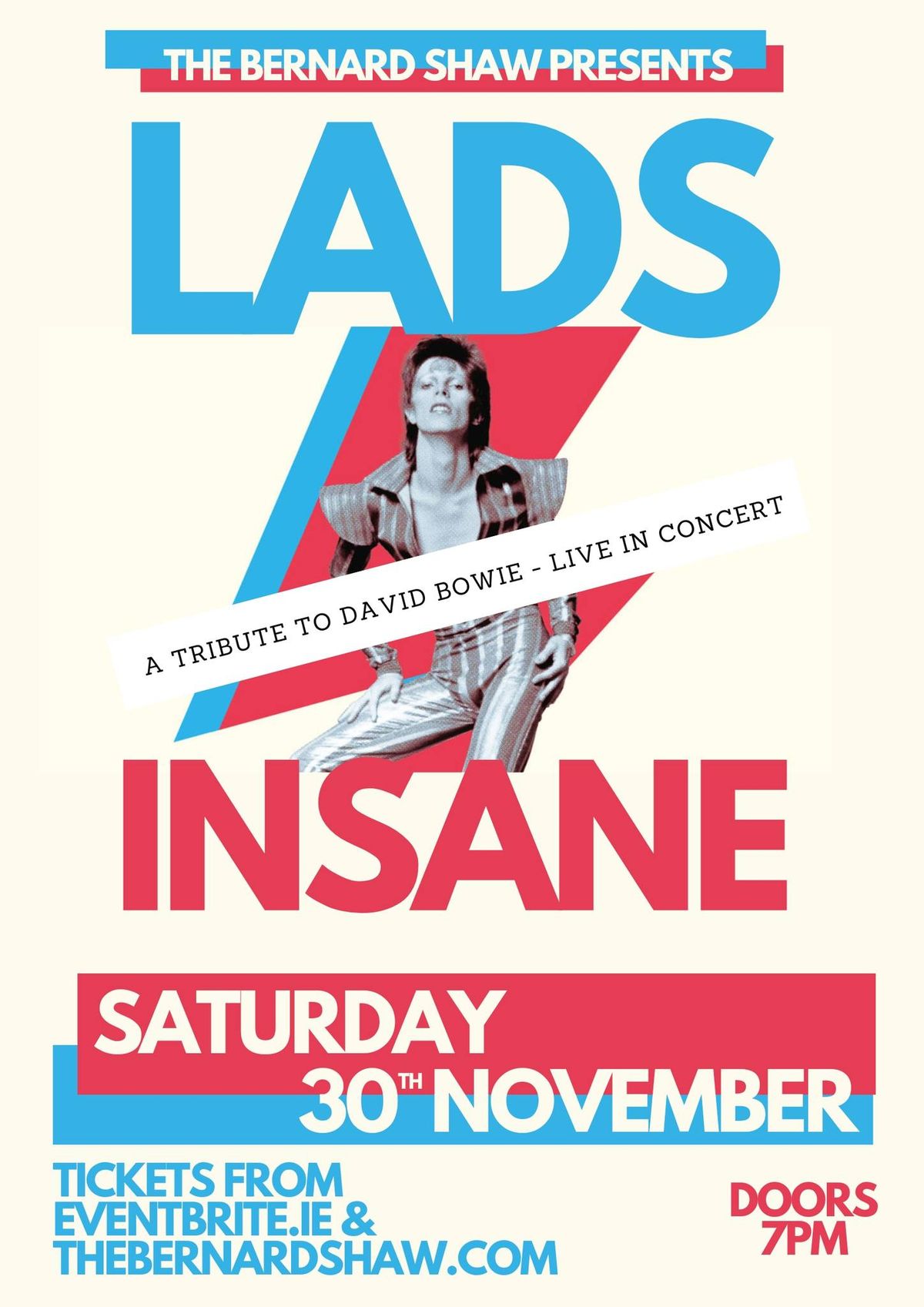 A Tribute to David Bowie - Live in Concert feat: Lads Insane