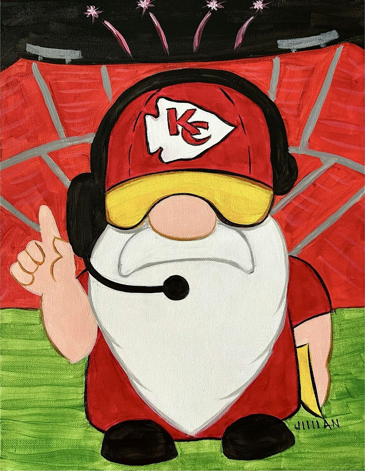 Andy Reid Gnome Paint Party