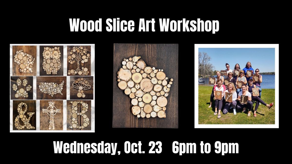 DIY Workshop - Wood Slice Art