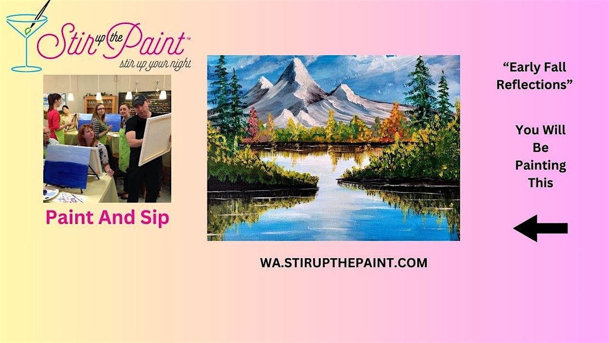 Seattle Paint and Sip, Paint Party, Paint Night With Stir Up The Paint