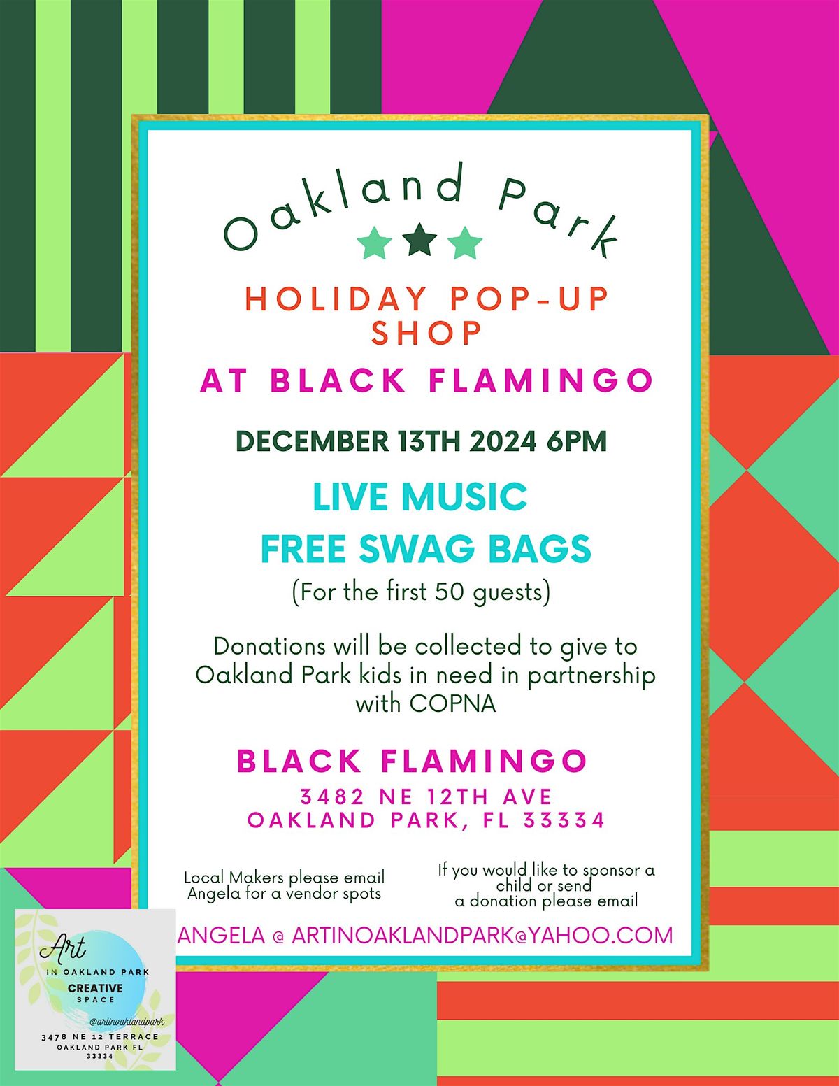 Holiday POP-Up SHOP