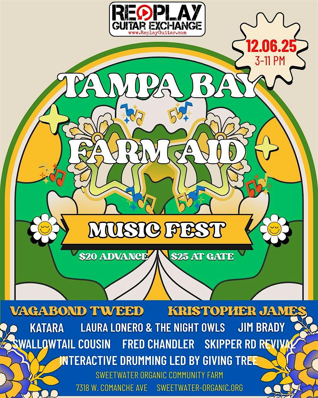 3rd Annual Farm Aid Tampa Bay Music Fest