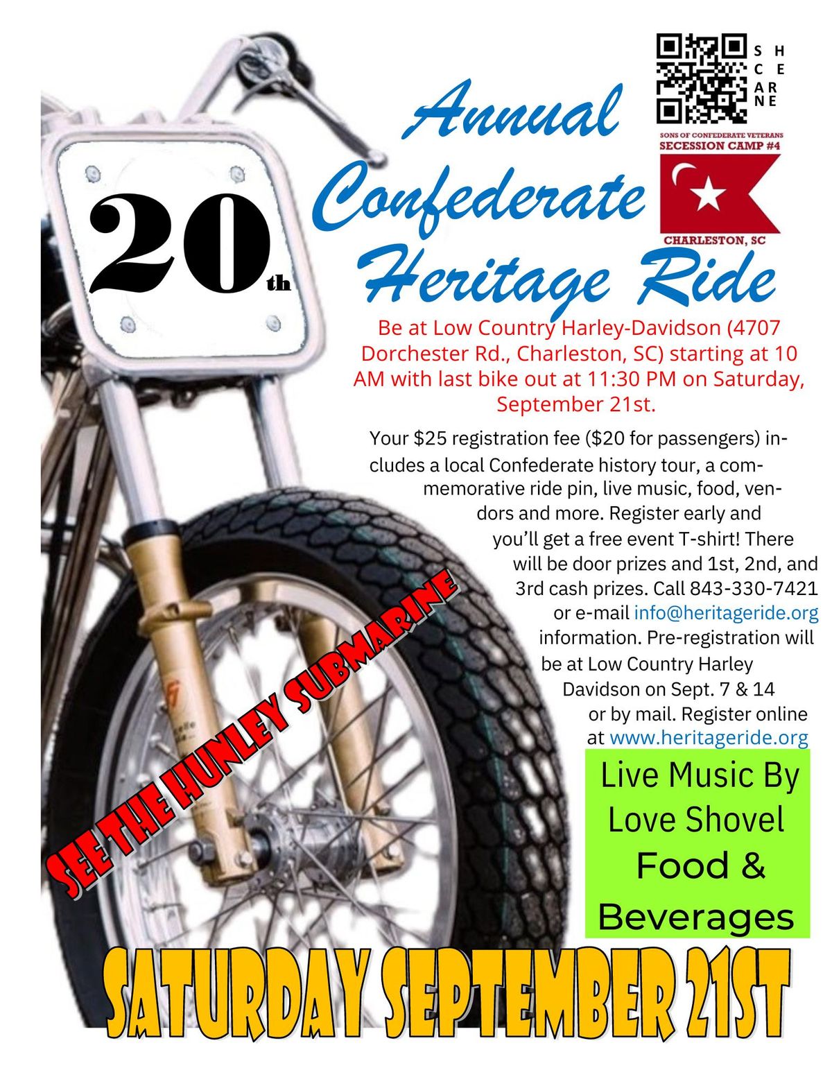 20th Annual Confederate Heritage Ride