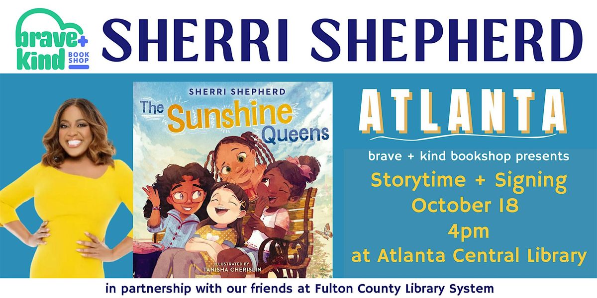 Actress, Comedian, Author SHERRI SHEPHERD, delightful NEW PICTURE BOOK