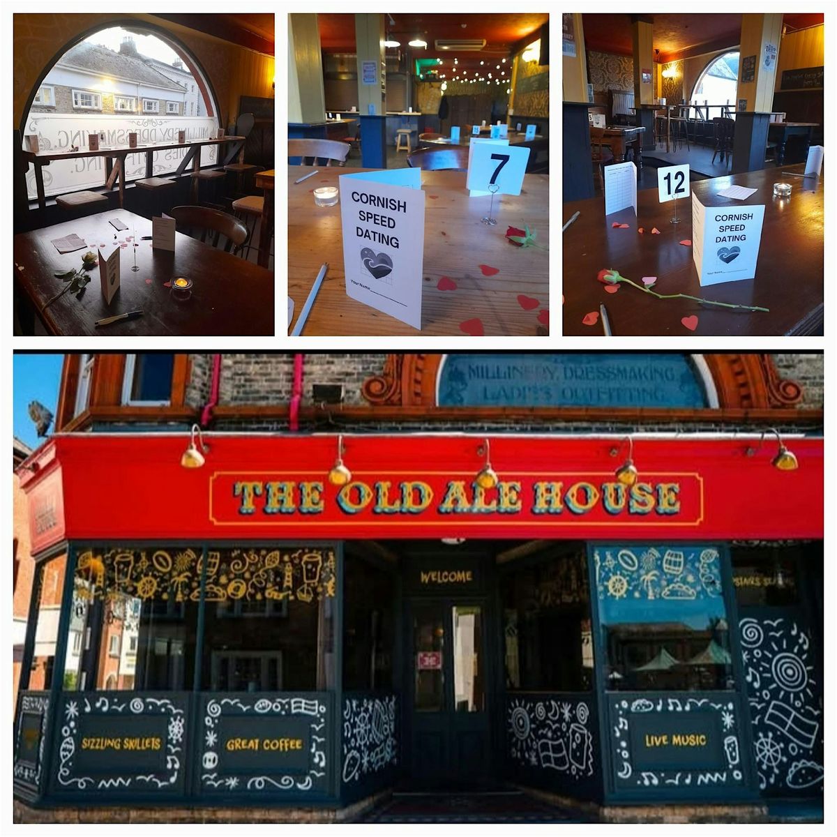 Ages 55+ TRURO Cornish Speed Dating!