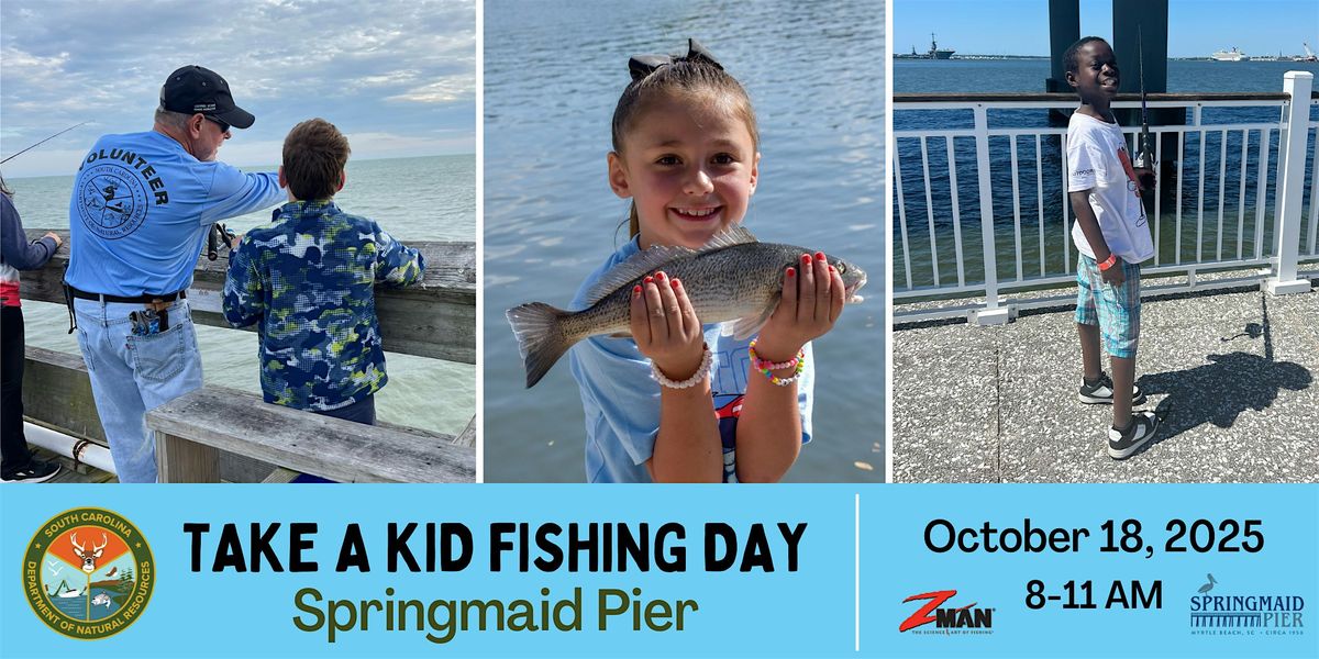 Take a Kid Fishing Day - Springmaid Pier