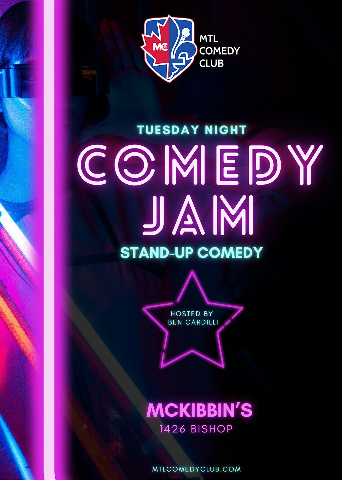 Tuesday Night Stand-Up Comedy Show in Montreal | NOVEMBER 25TH, 2025