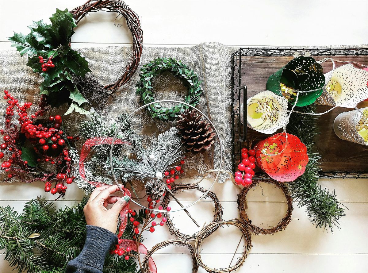 Everlasting Winter Wreath Making