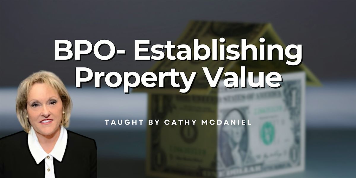 Establishing Property Value | 6 HR CE
