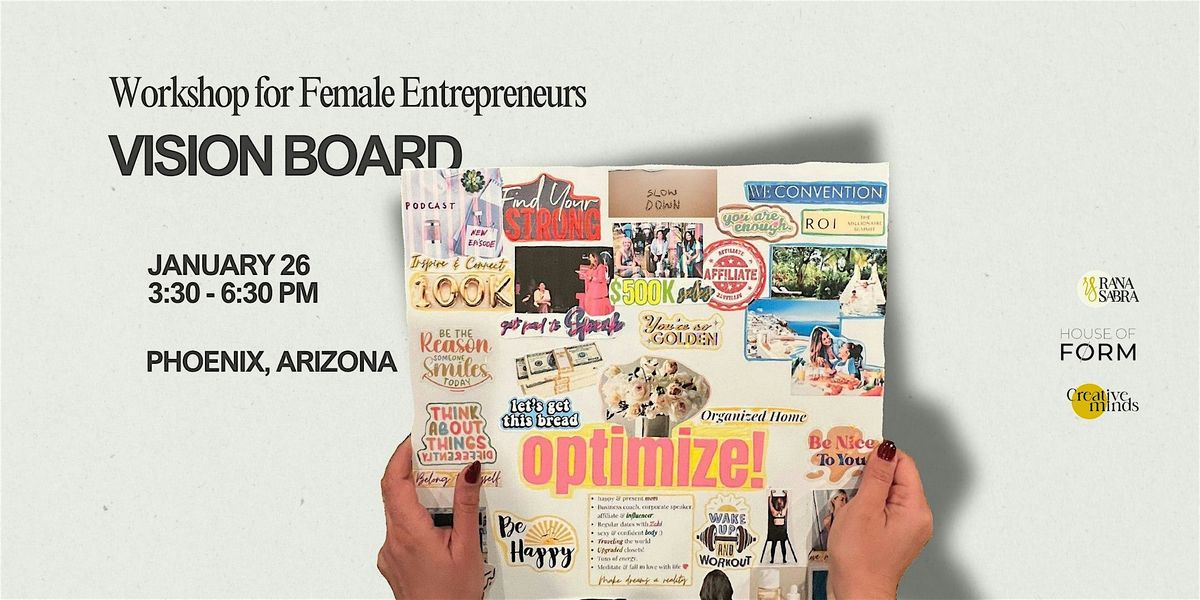 Vision Board Workshop for Female Entrepreneurs