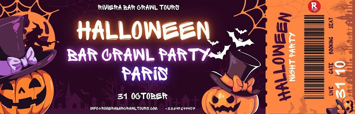 Paris Halloween Bar Crawl Party 2025 \/  Halloween Barathon Paris 2025