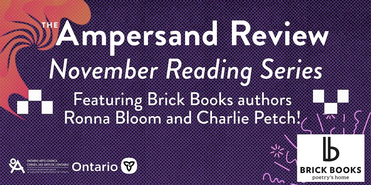 The Ampersand Review November Reading Series
