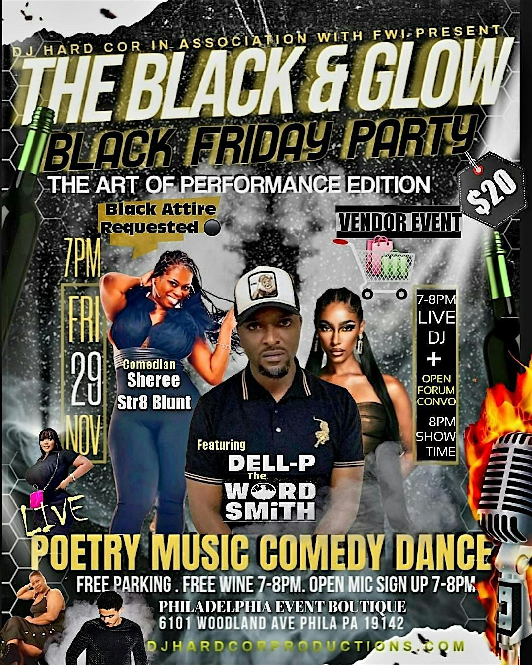 BLACK & GLOW BLACK FRIDAY EVENT  - The Art of Performance Edition